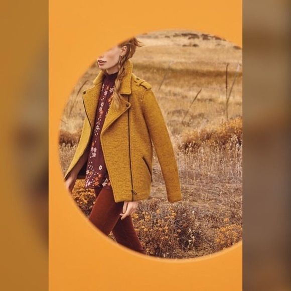 Anthropologie Sasha Boucle Wool Moto Cartonnier Jacket - Picture 3 of 16